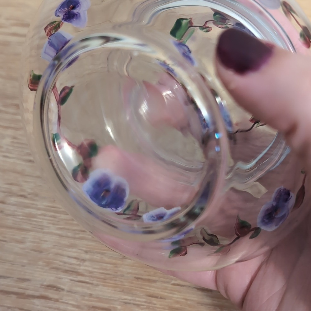 Hand Painted Apothecary Covered Dish - Picture 6 of 6
